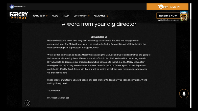 Illustration for article titled Far Cry Primal Has A Roundabout Storyline Connection To Far Cry 4